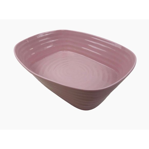 Sophie Conran Portmeirion Pink Casserole Dish Pottery Cooking Baking - Picture 2 of 10